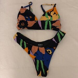 Roxy Multicolor Floral Bikini